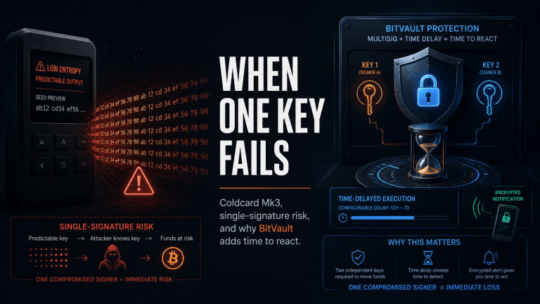 Coldcard Mk3 and the Limits of Single-Signature Security